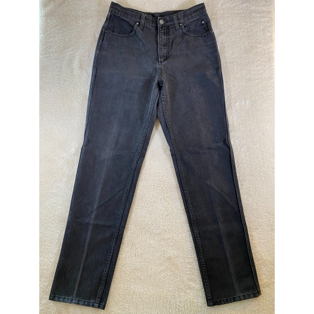Harley-Davidson Women's‎ Size 10 Straight Leg Jeans Black Light Shimmer